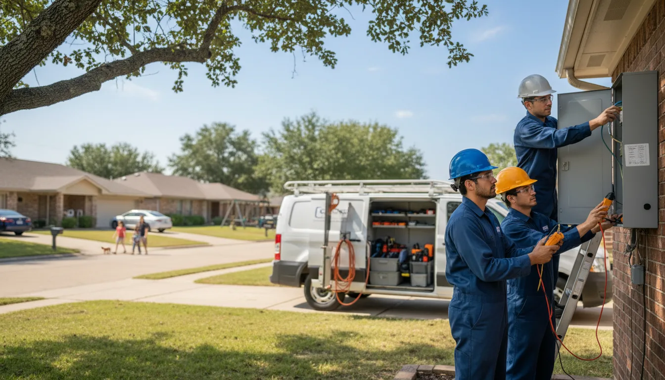 Certified electrician providing emergency electrical services in Tutwiler, MS